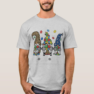 Live Love Accept Cute Gnome Autism Awareness Desig T-Shirt