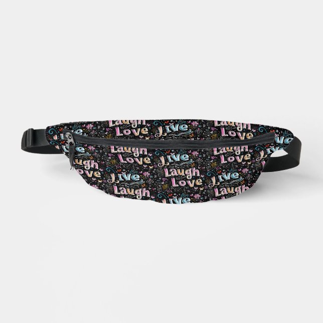 Live, Love and Laugh Fanny Pack (Front)