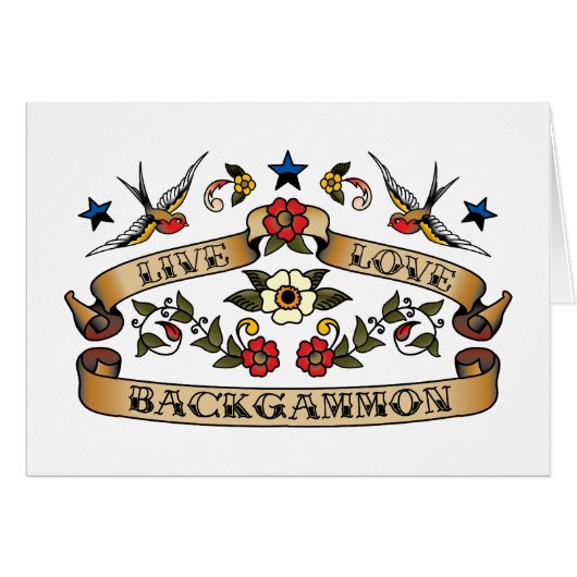 Live Love Backgammon (Front Horizontal)