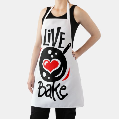 Live Love Bake Apron