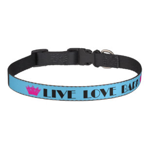 "LIVE LOVE BARK" PET COLLAR