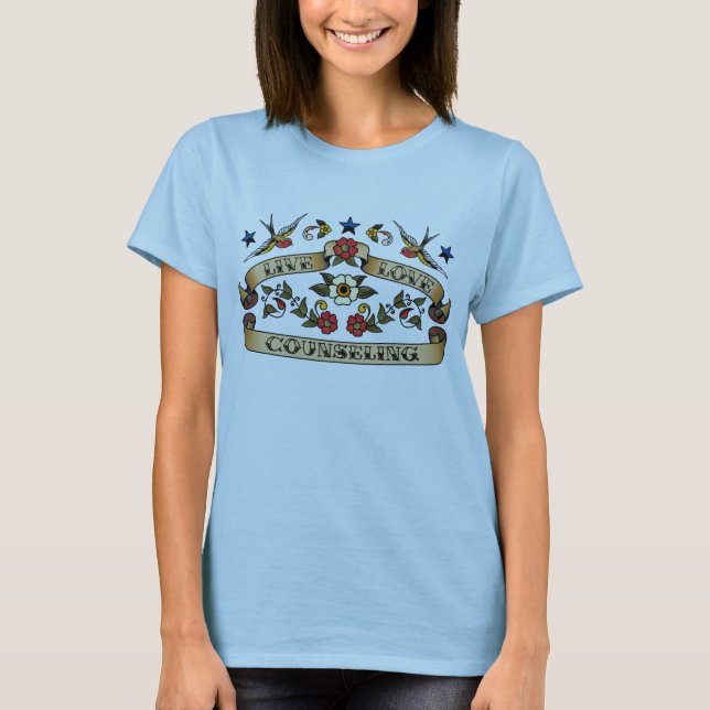 Live Love Counseling T-Shirt (Front)