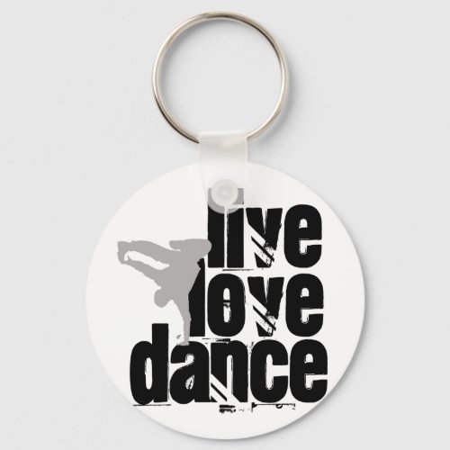 Live Love Dance Keychain