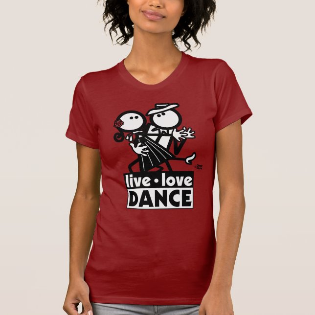 LIVE LOVE DANCE TANGO T-Shirt (Front)