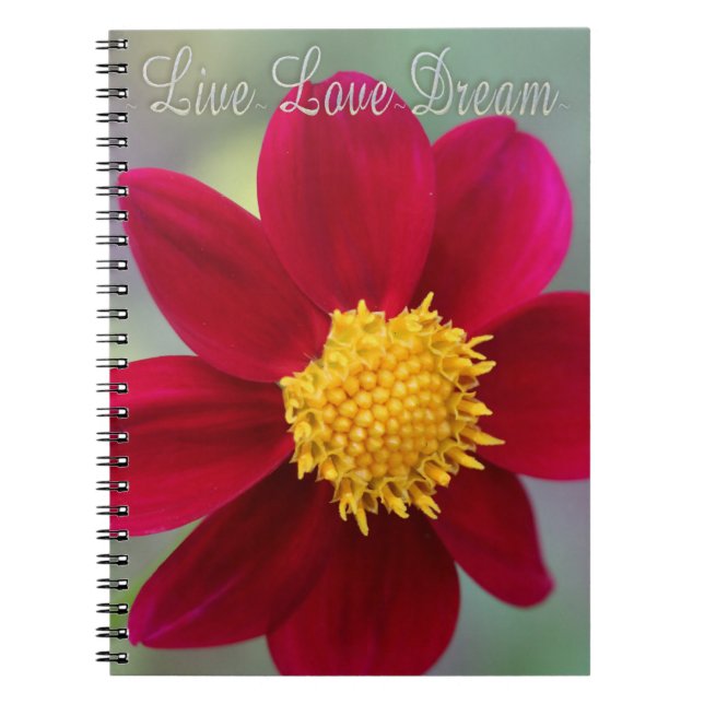 Live, Love, Dream Notebook (Front)