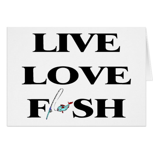 Live Love Fish Cards (Front Horizontal)