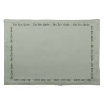 Live Love Garden Flower Placemat