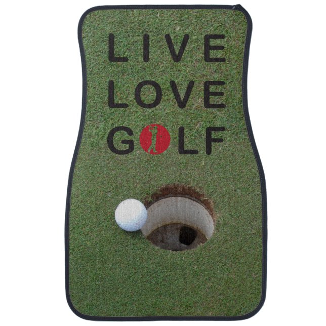Live love golf car mats. mat (Front)