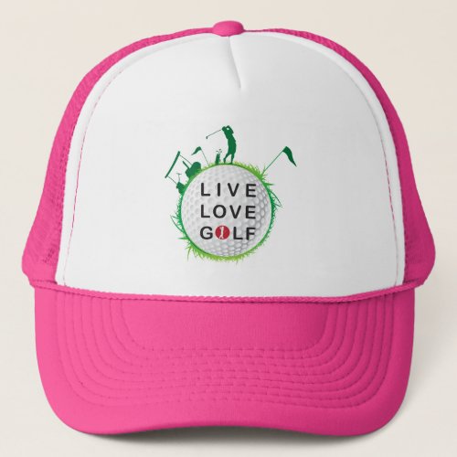 Live love golf Hat