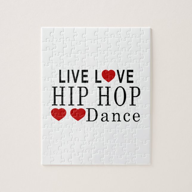 LIVE LOVE HIP HOP DANCE JIGSAW PUZZLE (Vertical)