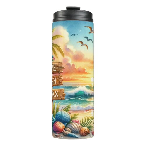 Live Love Laugh Beach Thermal Tumbler