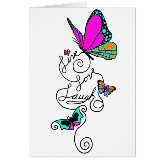 Live Love Laugh Cards (Front)