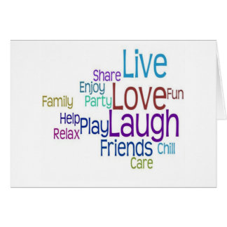 Live Love Laugh Cards