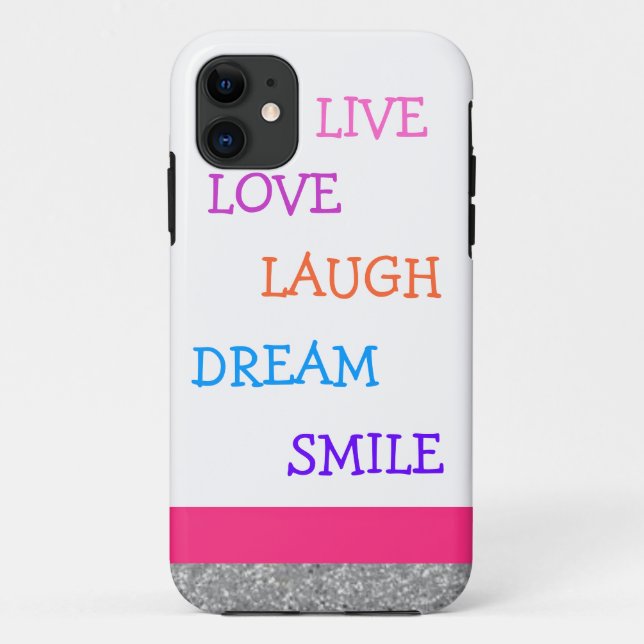 Live love laugh dream smile Case-Mate iPhone case (Back)