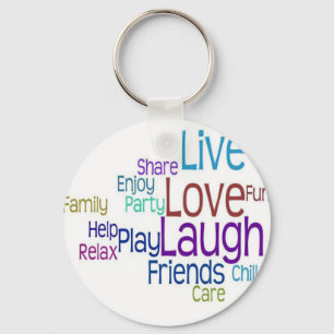Live Love Laugh Keychain