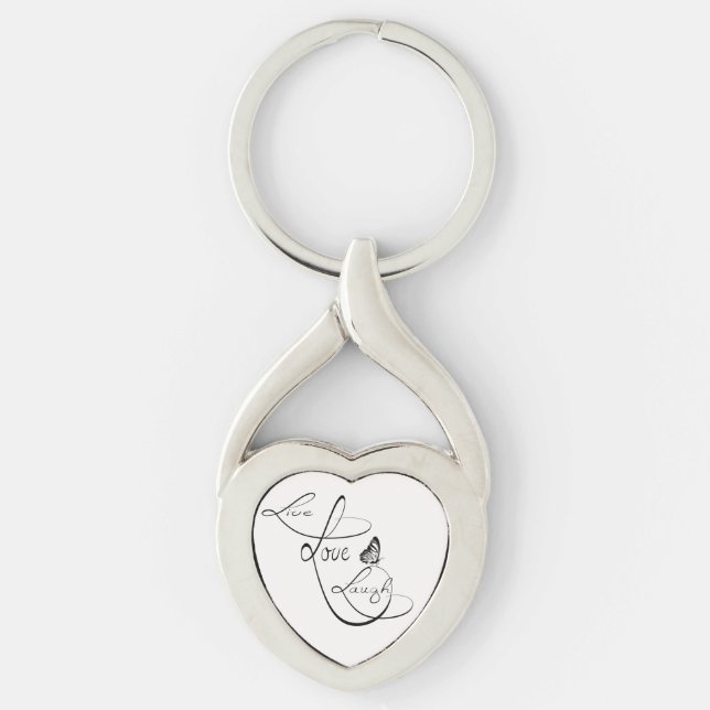 Live Love Laugh Keychain (Front)