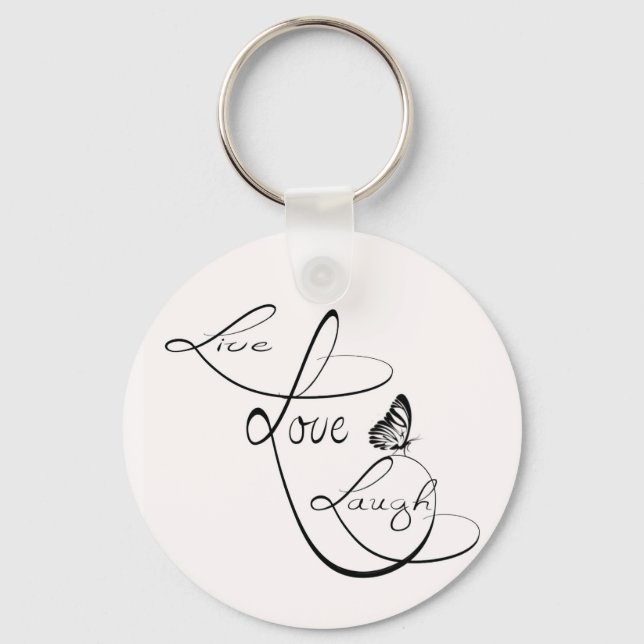 Live love Laugh Keychain (Front)