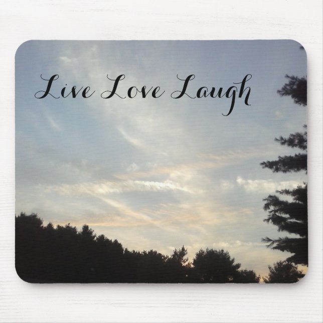 live love laugh mouse pad (Front)