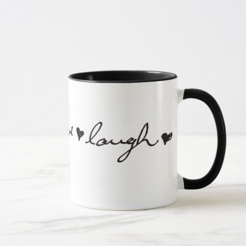live love laugh mug