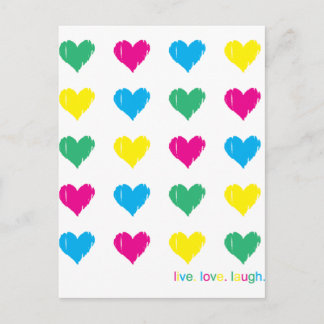 Live. Love. Laugh. Postcard