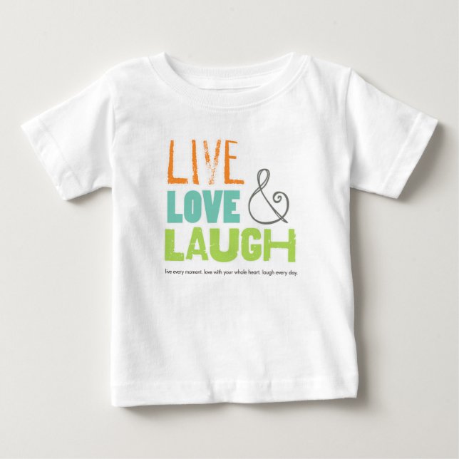 live love laugh tees (Front)