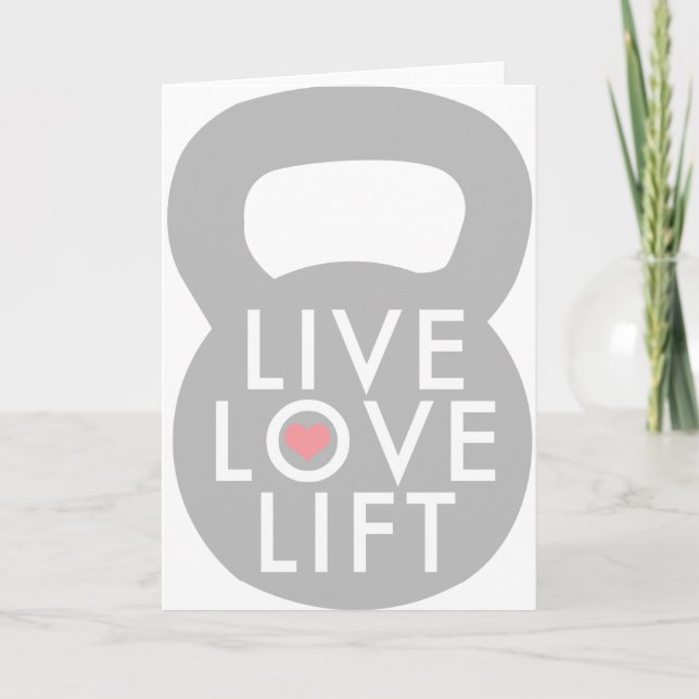 Live Love Lift Kettlebell Card (Front)
