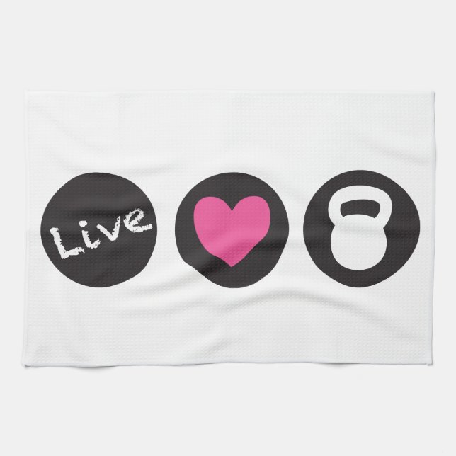 Live Love Lift - Towel (Horizontal)