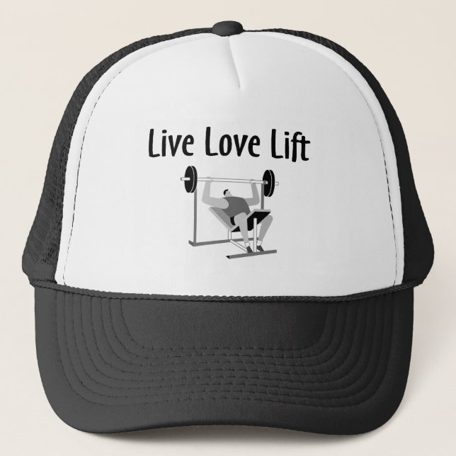 Live Love Lift Trucker Hat (Front)