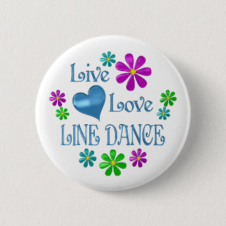 Live Love Line Dance Button