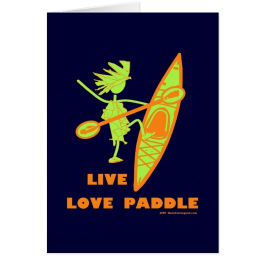 Live Love Paddle Cards (Front)