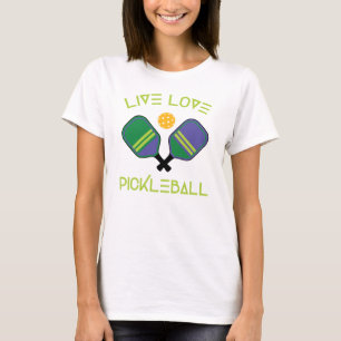 😍 Live, love , pickleball  T-Shirt