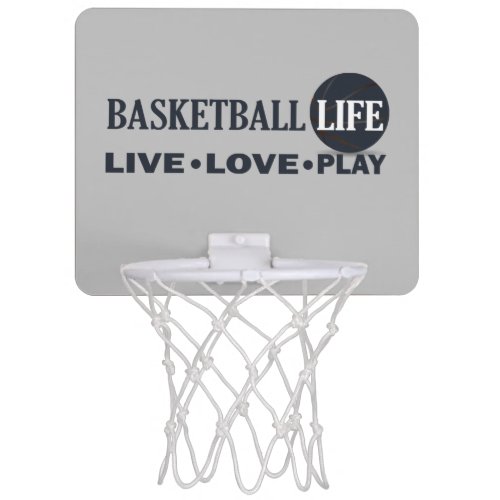 live love play basketball mini basketball hoop