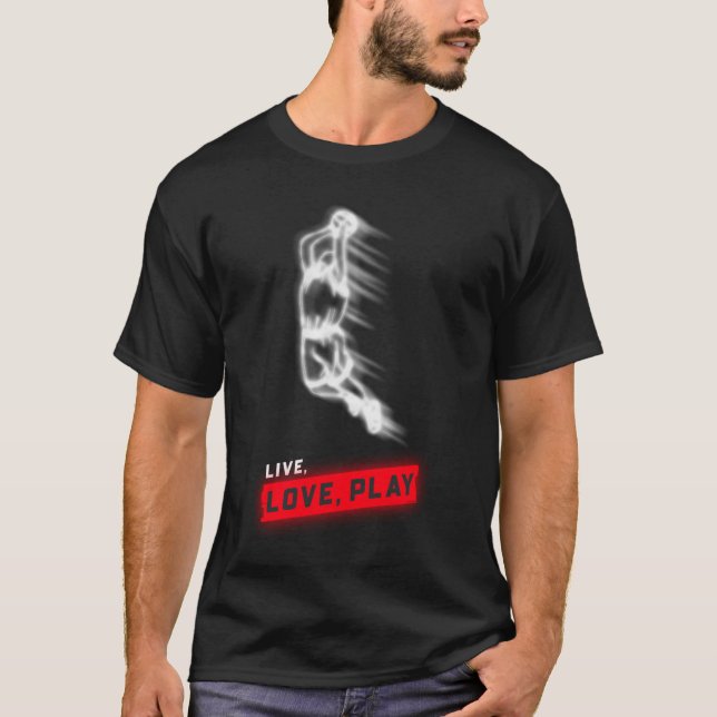 Live Love Play T-Shirt (Front)
