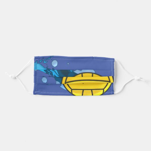 Live Love Polo, Water Polo Themed Adult Cloth Face Mask (Front, Folded)