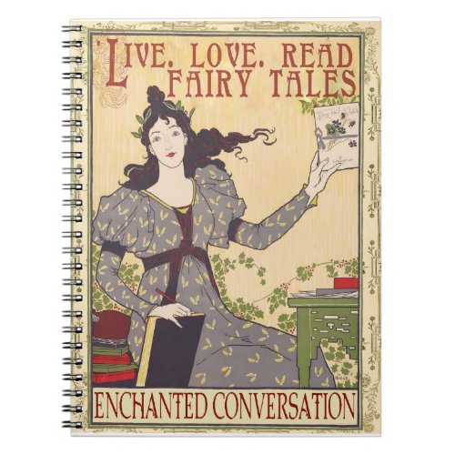 Live Love Read Fairy Tales Notebook