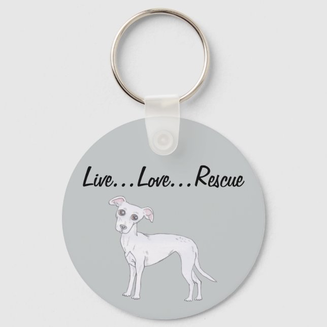 Live...Love...Rescue Keychain (Front)