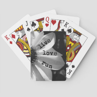 Live Love Run by Vetro Jewelry and Designs Poker Cards