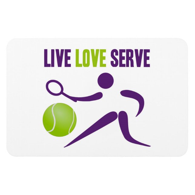 Live. Love. Serve. Magnet (Horizontal)