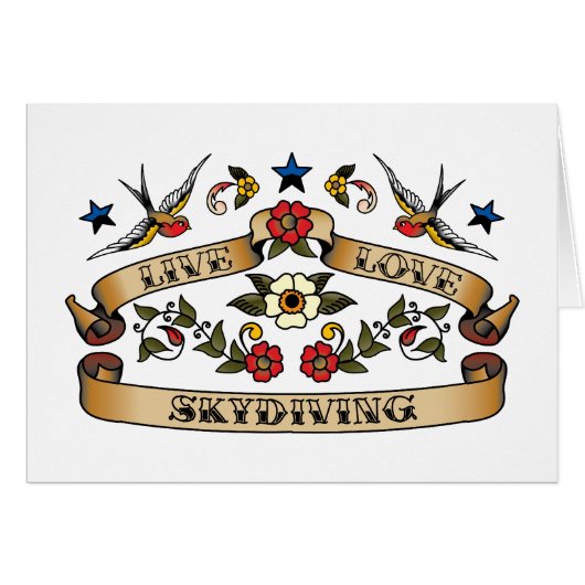 Live Love Skydiving (Front Horizontal)