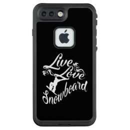LIVE - LOVE - SNOWBOARD LifeProof FRĒ iPhone 7 PLUS CASE