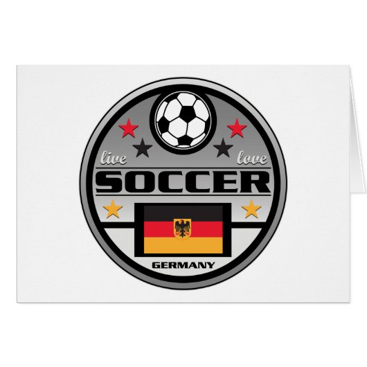 Live Love Soccer Germany Cards (Front Horizontal)