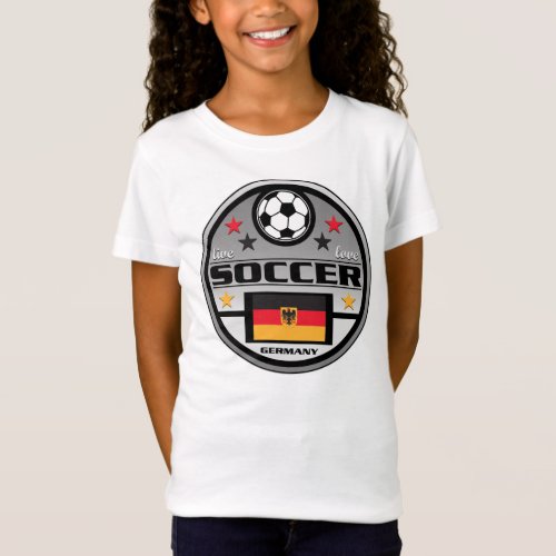 Live Love Soccer Germany T_Shirt