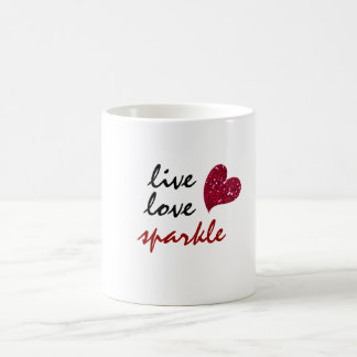 Live Love Sparkle Coffee Mug