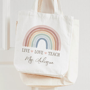 Personalized Large Teacher Tote Bag - Custom Gift for Teacher - Customized  Tote Bag - Gift for Teacher - Thank You Gift for Teacher - Student Teacher