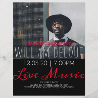 Live Music Concert Flyer