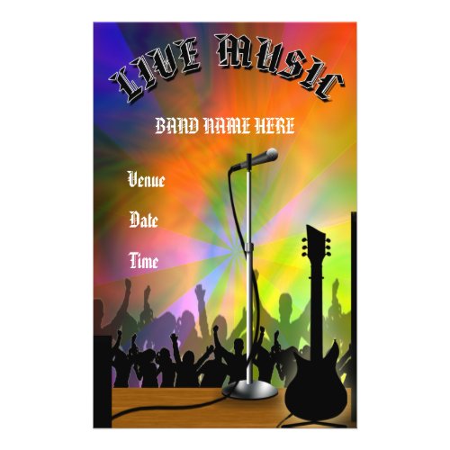 Live Music Concert/Party Flyer flyer