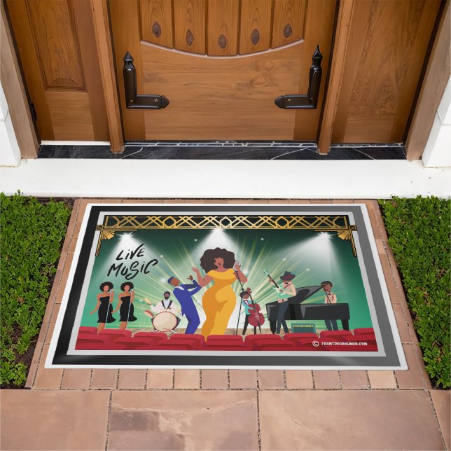 LIVE Music  Doormat (Outdoor)