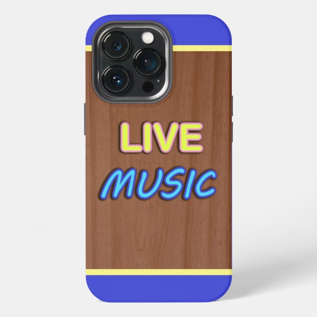 Live Music Iphone Case (Back)