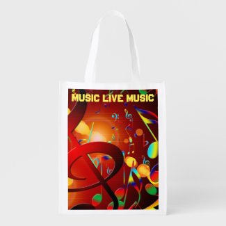 Live Music Slogan Colorful