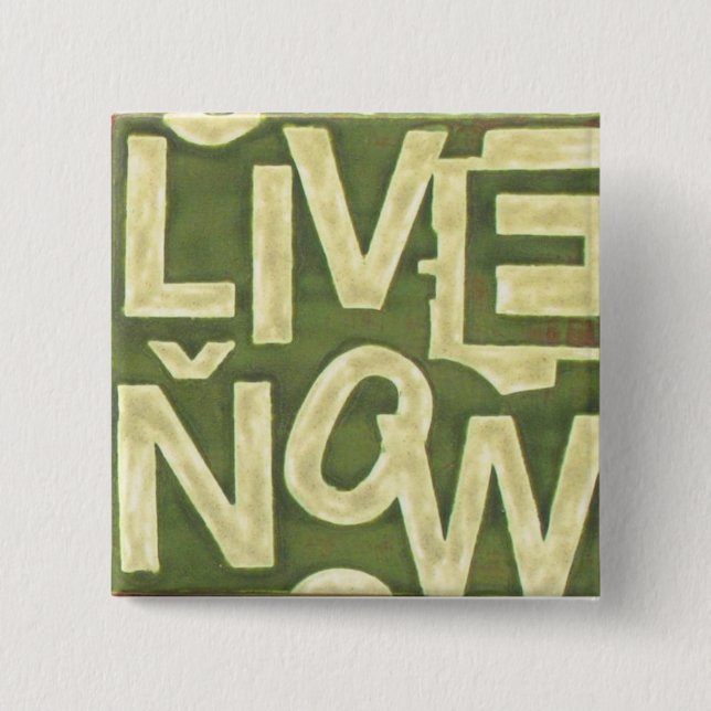 Live Now Pinback Button (Front)
